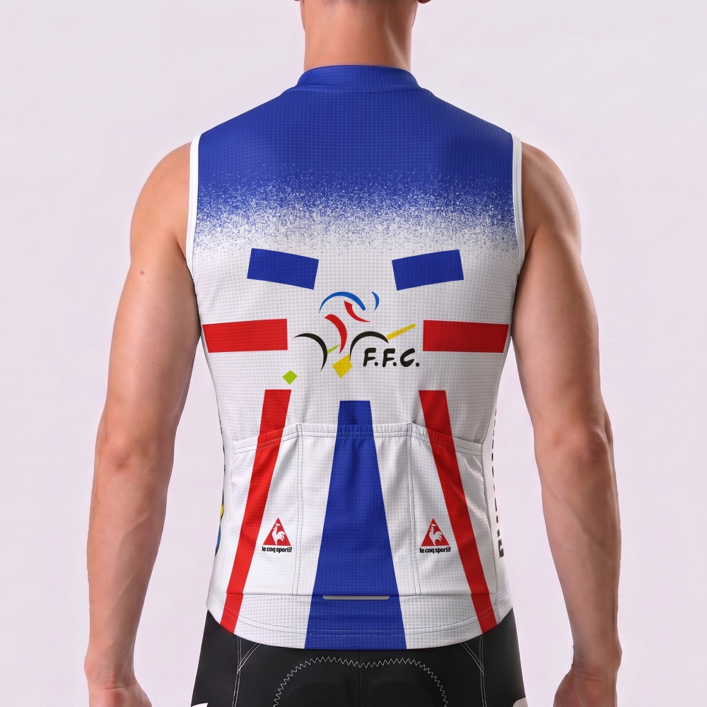 1994 France Windproof Sleeveless Cycling Jersey