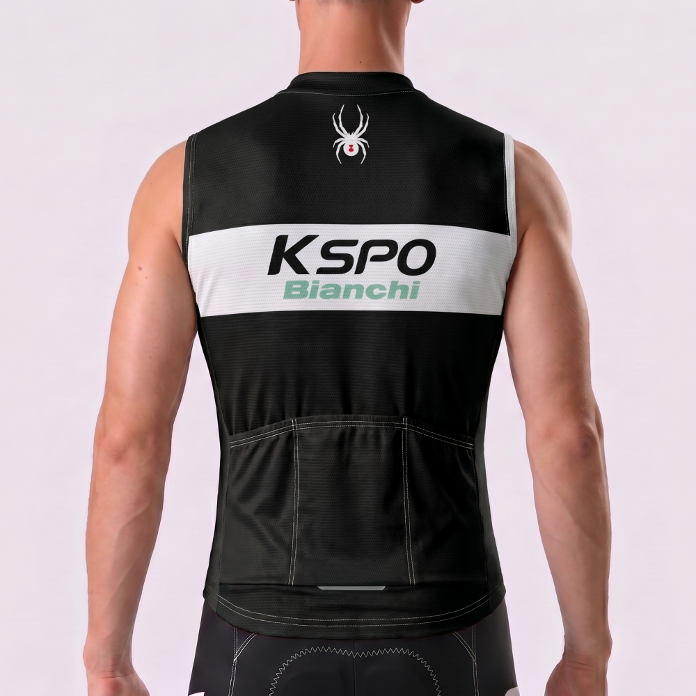 KSPO Bianchi Sleeveless Cycling Jersey