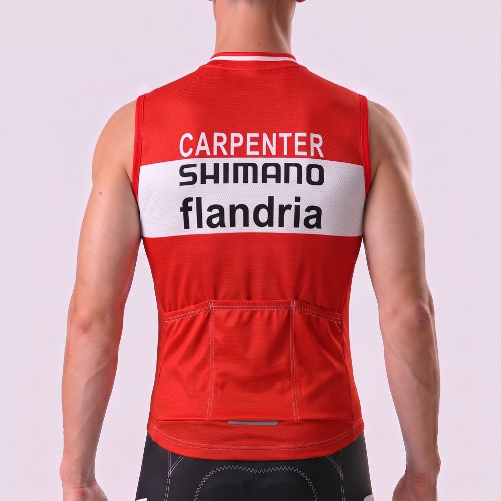 1974 Flandria Fleece Sleeveless Cycling Jersey