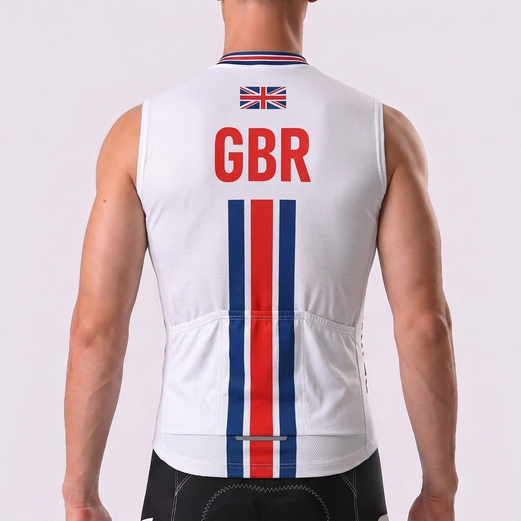 2023 United Kingdom Sleeveless Cycling Jersey