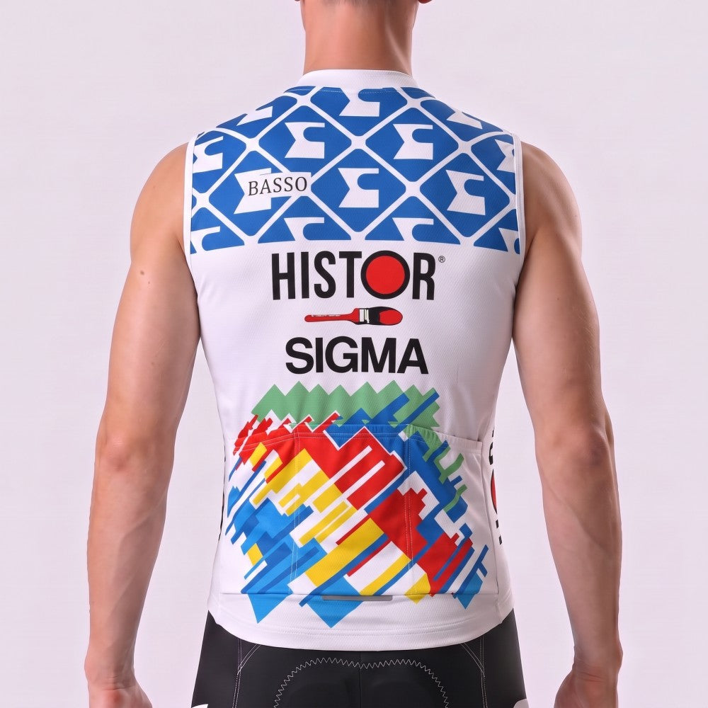 1990 Histor Fleece Sleeveless Cycling Jersey