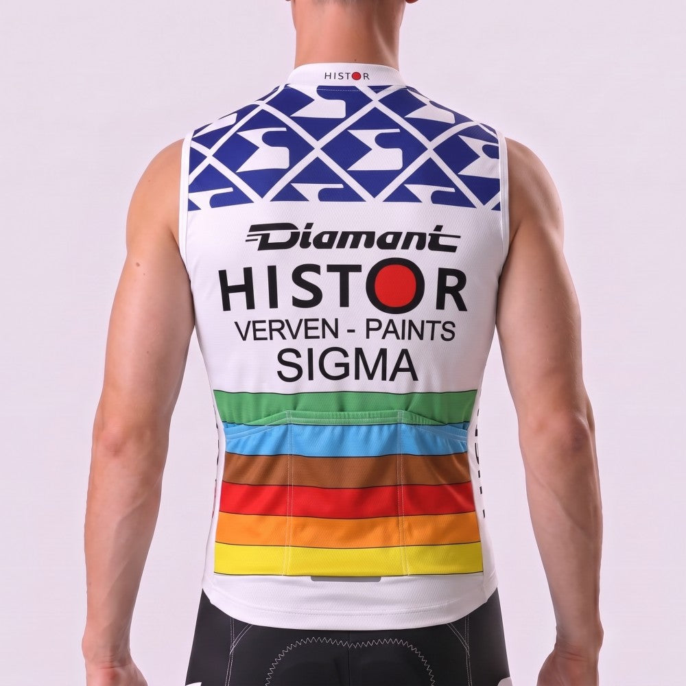 1989 Histor Fleece Sleeveless Cycling Jersey