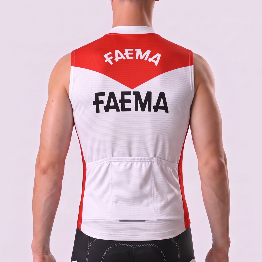 1967 Faema Fleece Sleeveless Cycling Jersey