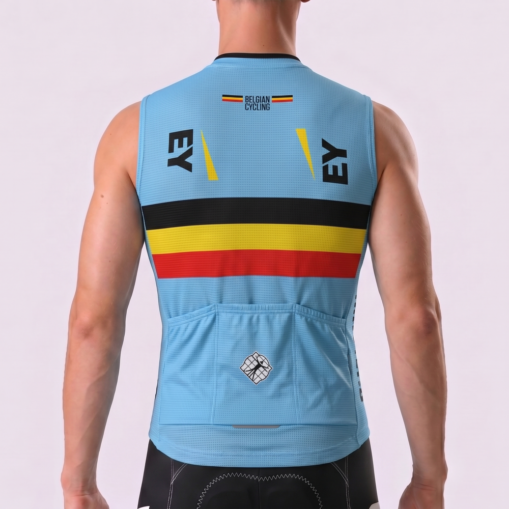 2024 Belgium Sleeveless Cycling Jersey