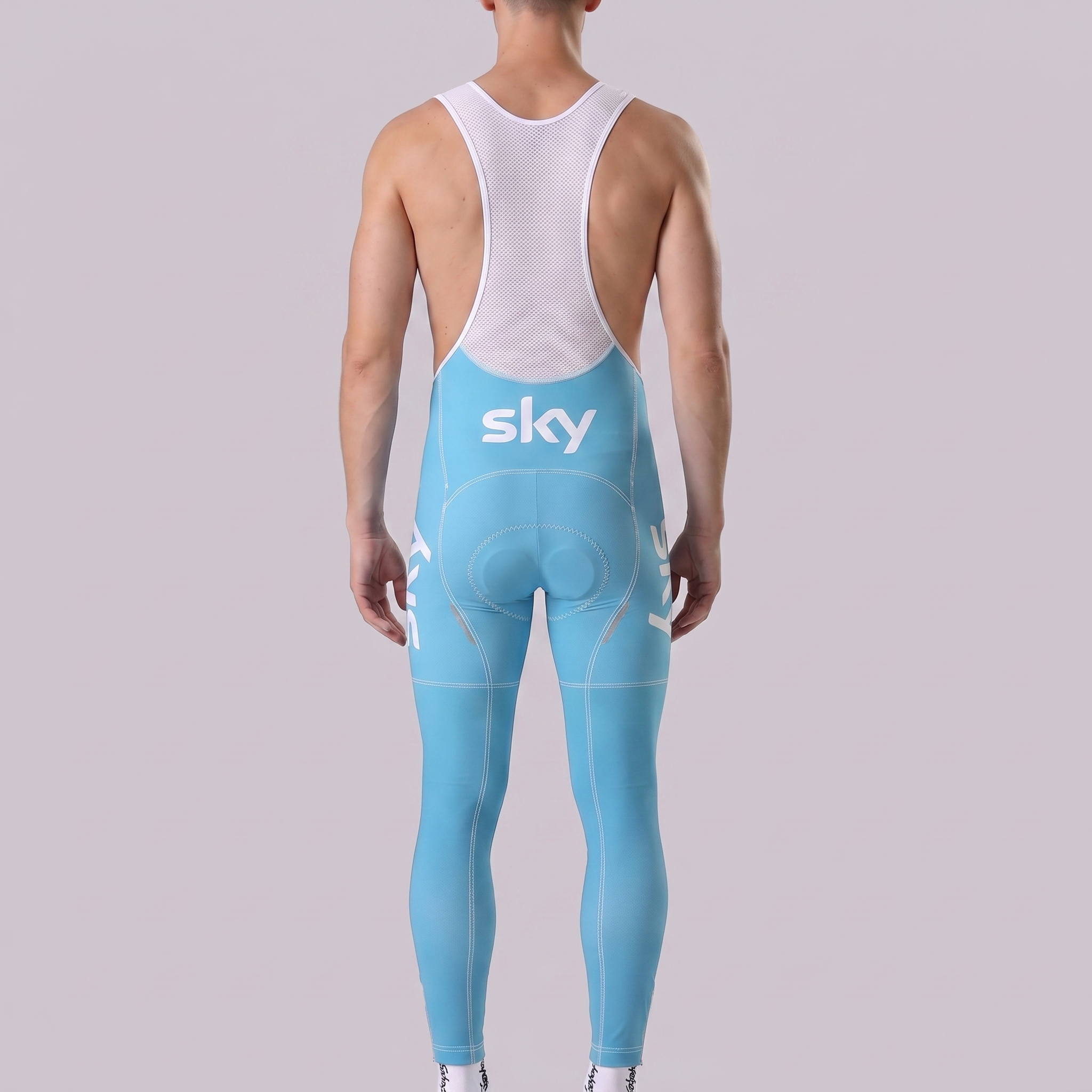 2015 Sky Rapha Bib Cycling Pants