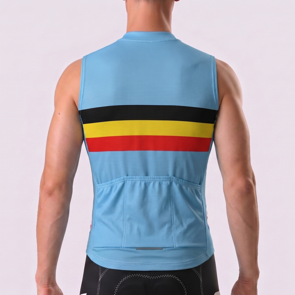 2018 Belgium Sleeveless Cycling Jersey