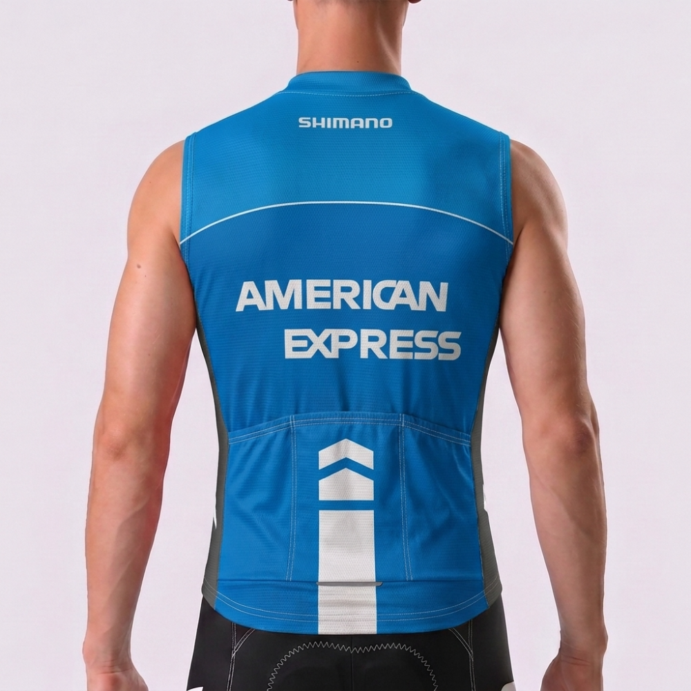 USA AMEX  Sleeveless Cycling Jersey