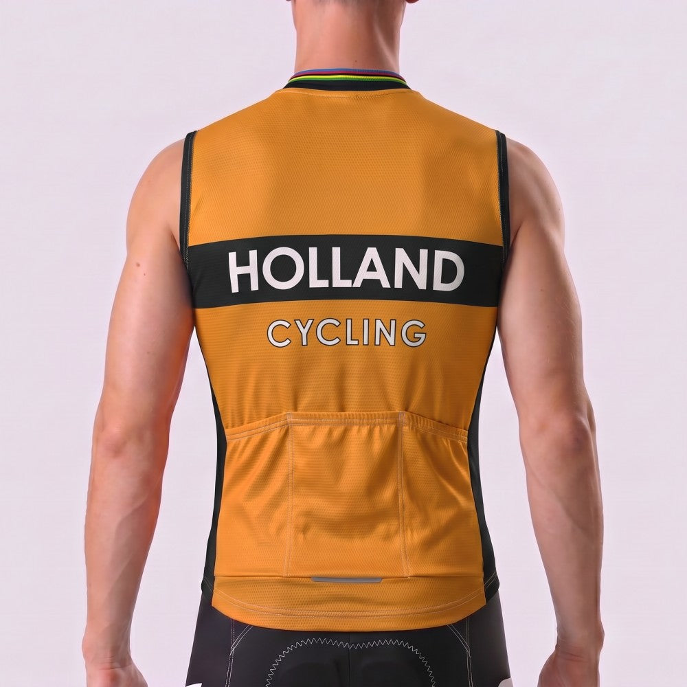 1966 Holland Fleece Sleeveless Cycling Jersey