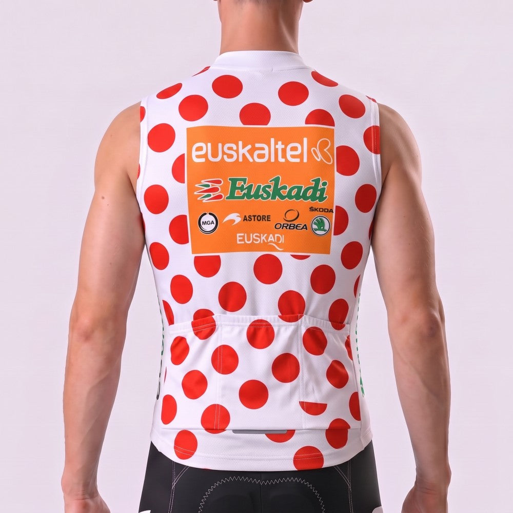 2009 Euskaltel Fleece Sleeveless Cycling Jersey