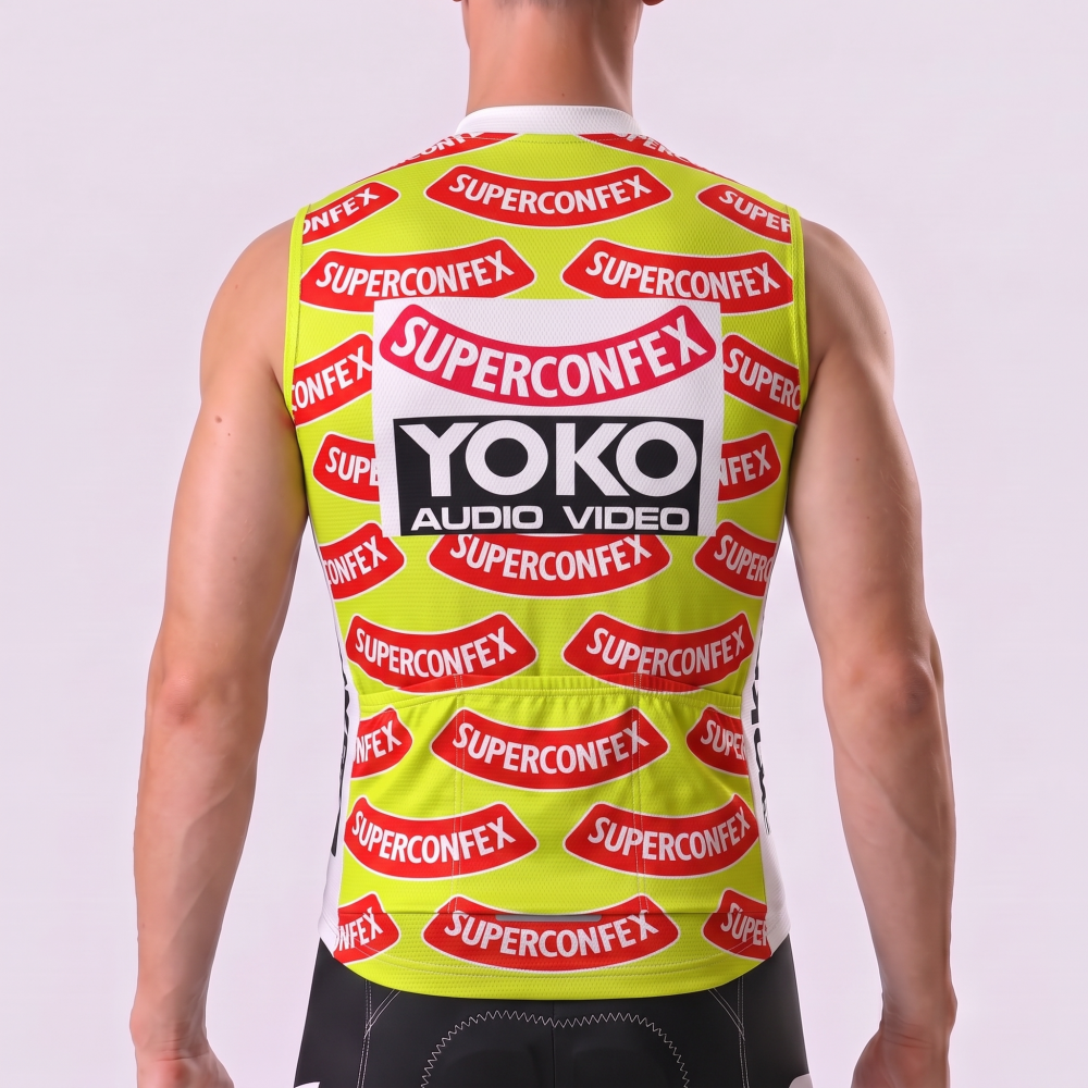 1989 Yoko Fleece Sleeveless Cycling Jersey
