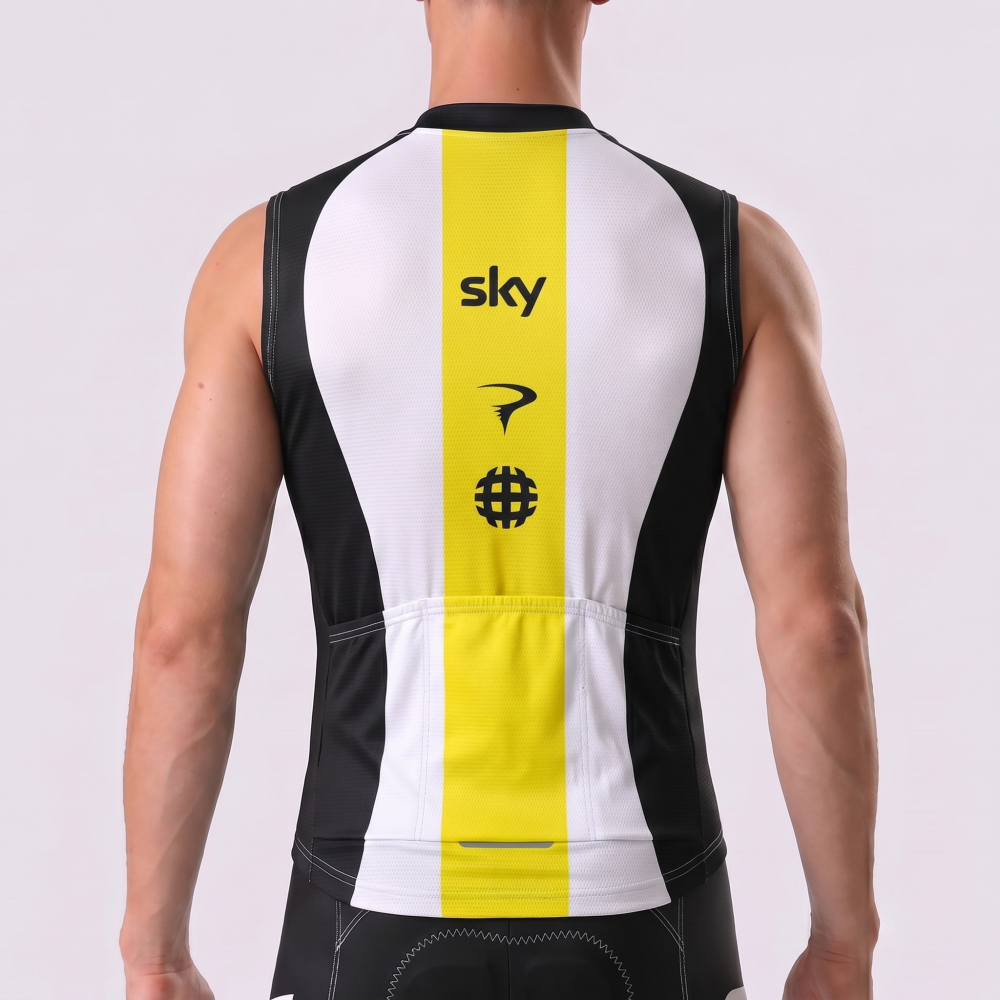 2012 Sky Windproof Sleeveless Cycling Jersey