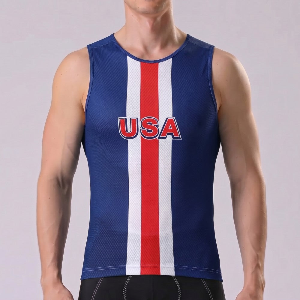United States Blue Cycling Vests