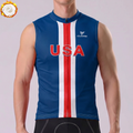 USA Fleece Sleeveless Cycling Jersey