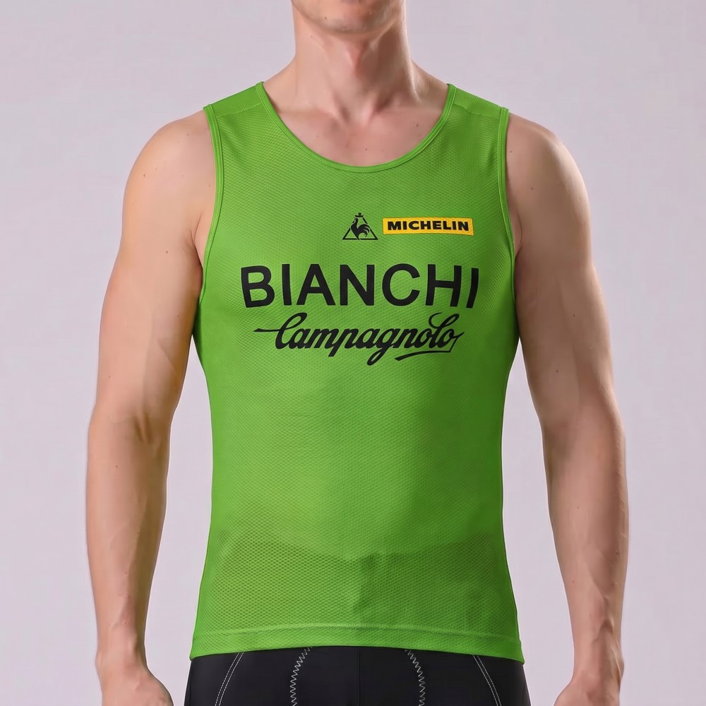Green Bianchi Cycling Vests