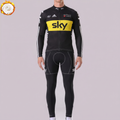 2012 Sky Fleece Long Sleeves Cycling Kits