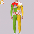 1987 La Vie Claire Fleece Long Sleeves Cycling Kits
