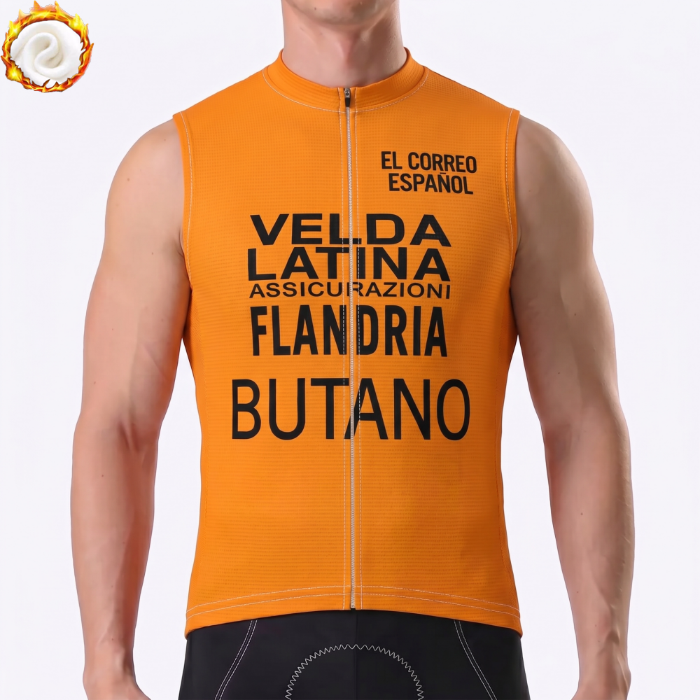 1977 Flandria Fleece Sleeveless Cycling Jersey