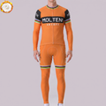 Orange MOLTENI Fleece Long Sleeves Cycling Kits