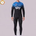 2018 SKY Fleece Long Sleeves Cycling Kits