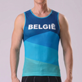 Belgium Blue Cycling Vests