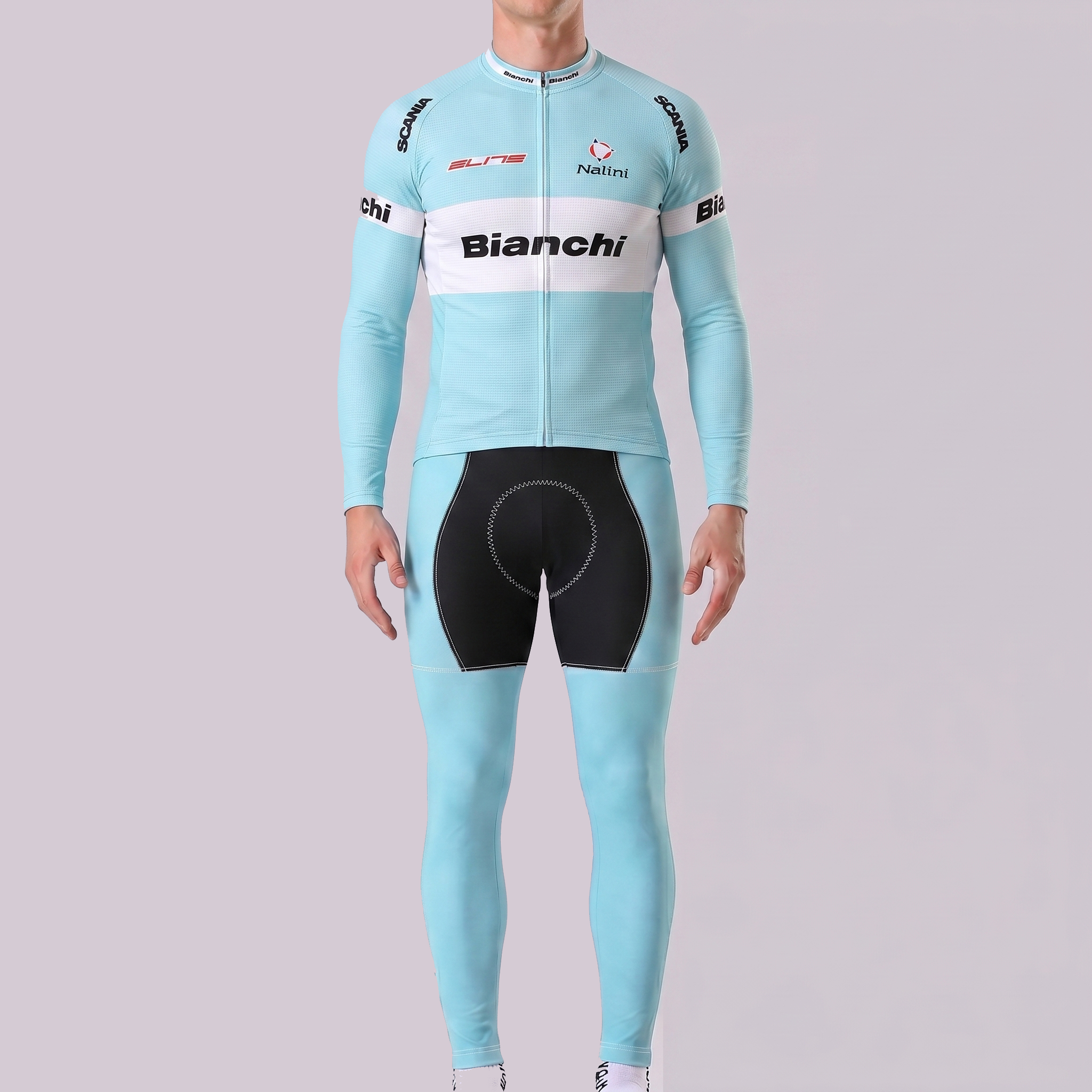 2003 Bianchi Long Sleeves Cycling Kits