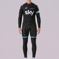 2015 SKY Long Sleeves Cycling Kits