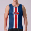 USA Blue Cycling Vests