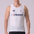 France White Cycling Vests