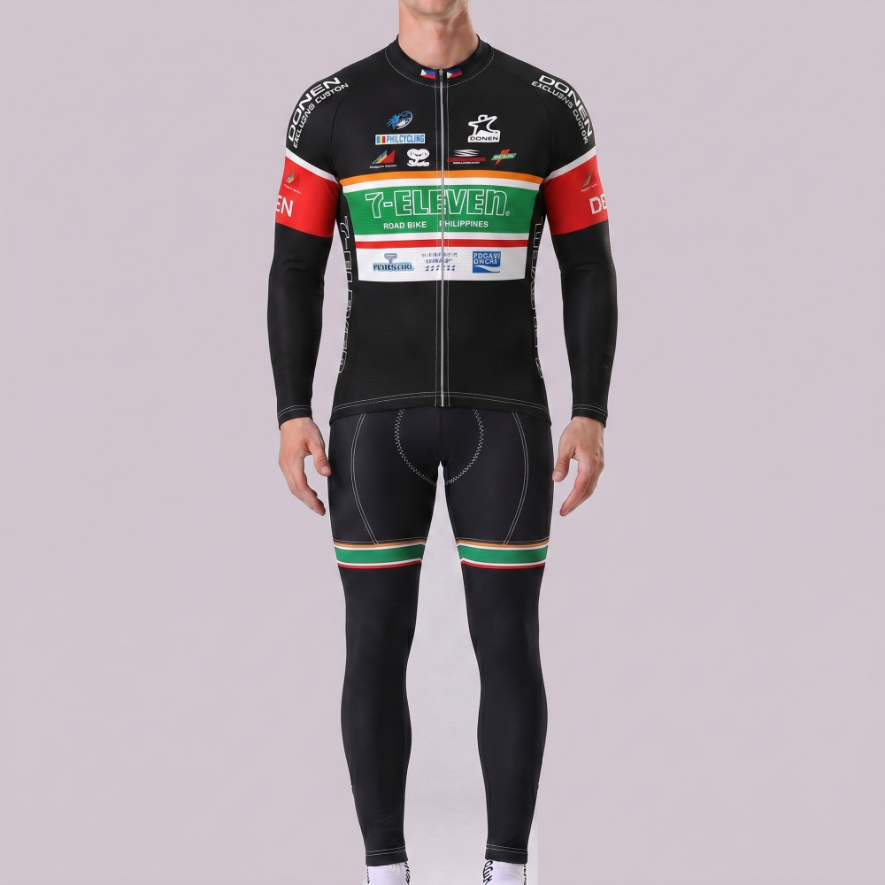 2017 7-Eleven Long Sleeves Cycling Kits