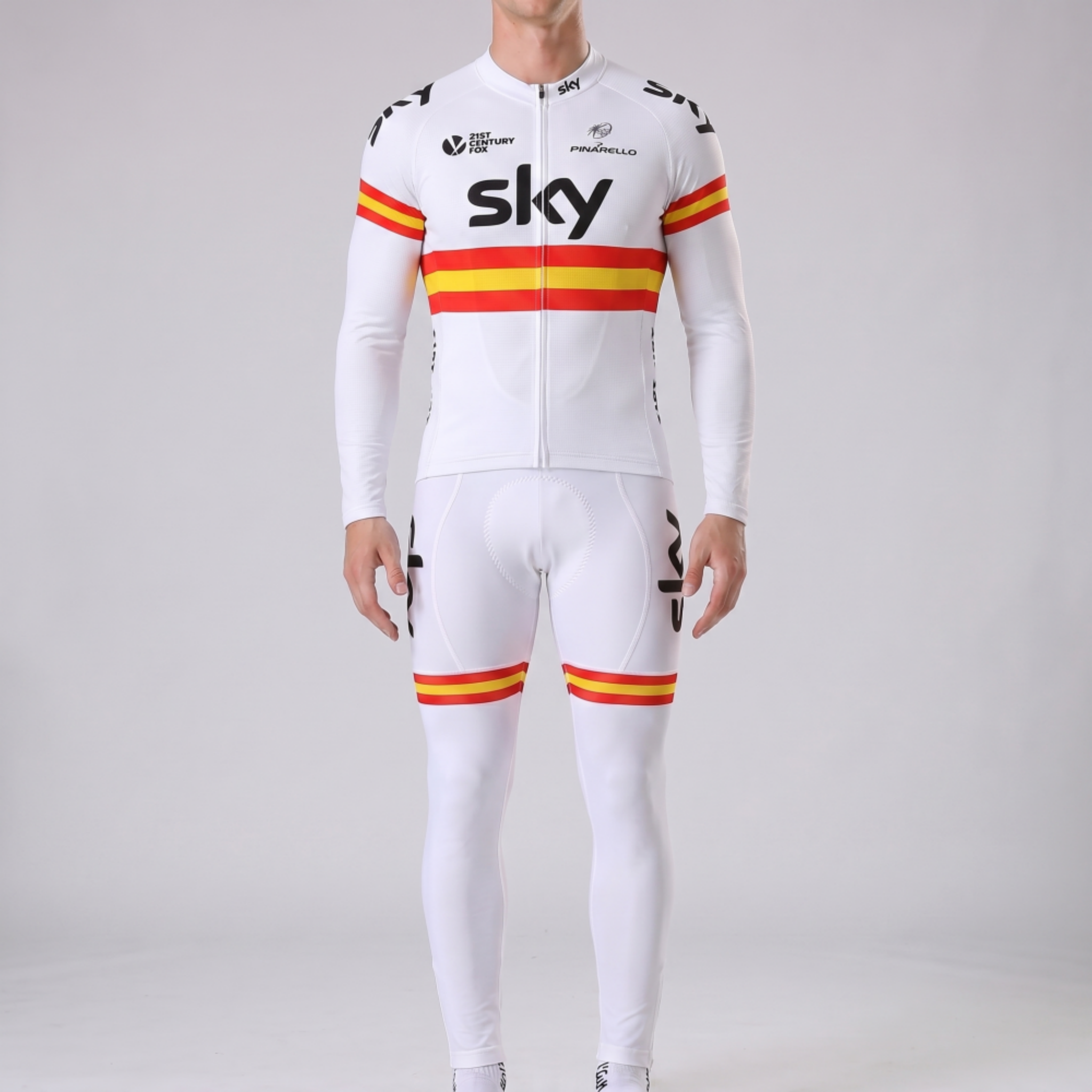 2016 Sky Rapha Long Sleeves Cycling Kits