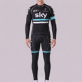 2016 Sky Long Sleeves Cycling Kits
