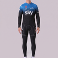 2018 SKY Long Sleeves Cycling Kits