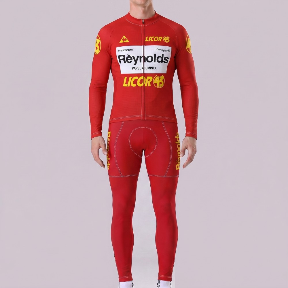 1981 Reynolds Licor Long Sleeves Cycling Kits
