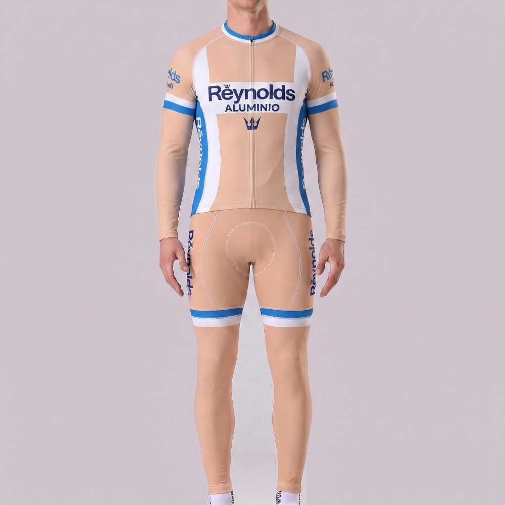 1988 Reynolds Aluminio Long Sleeves Cycling Kits