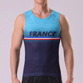 France Deep Blue Cycling Vests