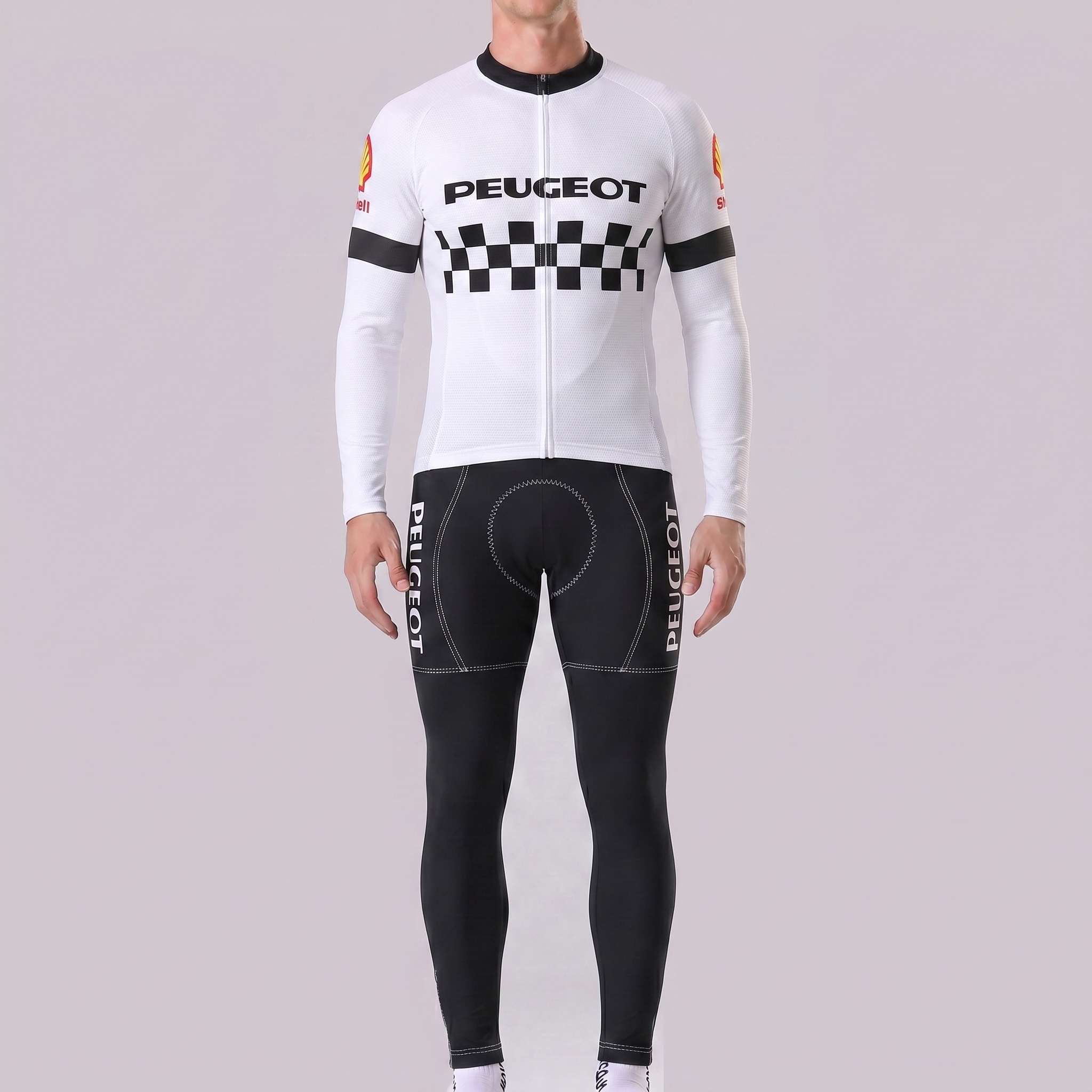 1986 PEUGEOT Long Sleeves Cycling Kits