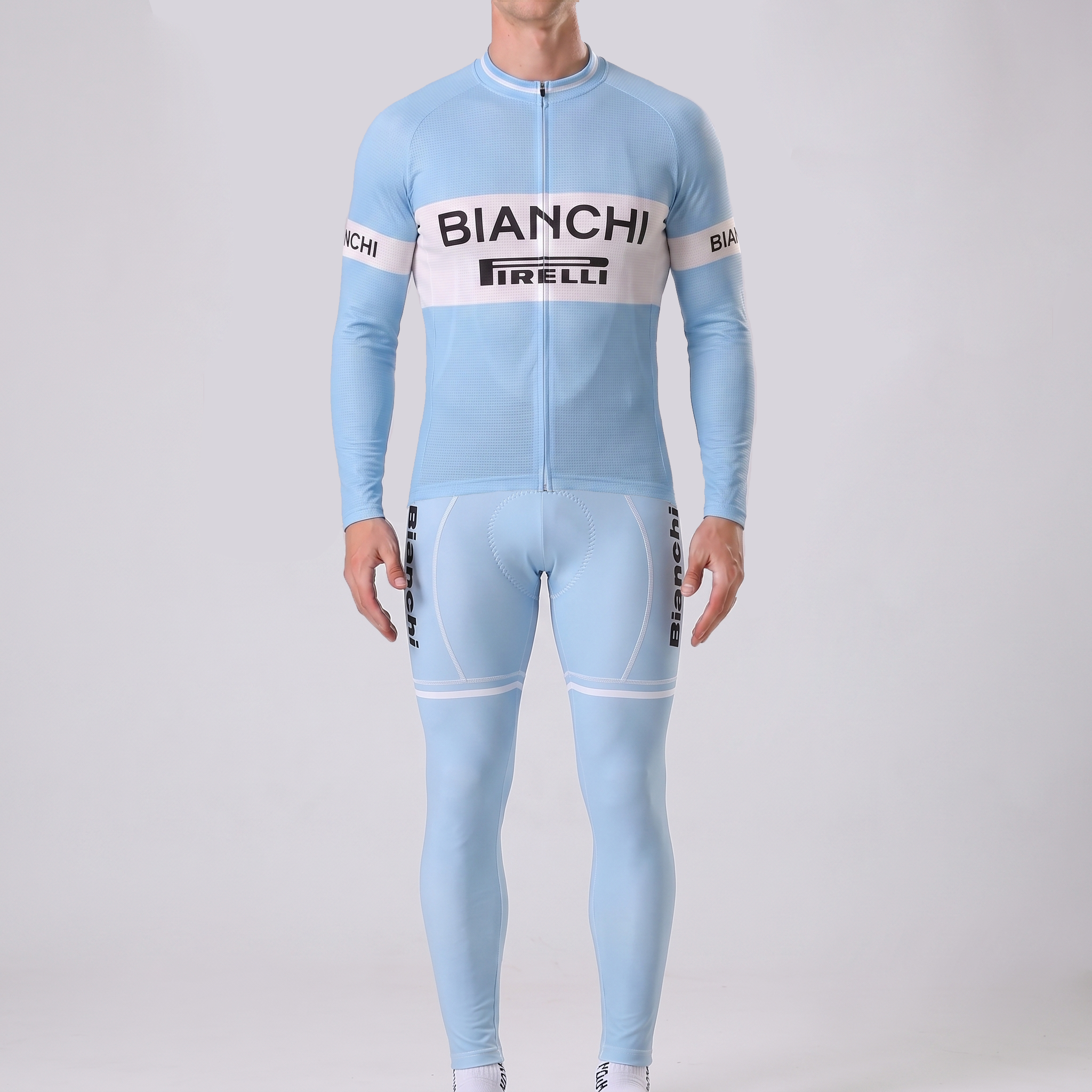 Bianchi PIRELLI Long Sleeves Cycling Kits