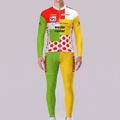 1987 La Vie Claire Long Sleeves Cycling Kits