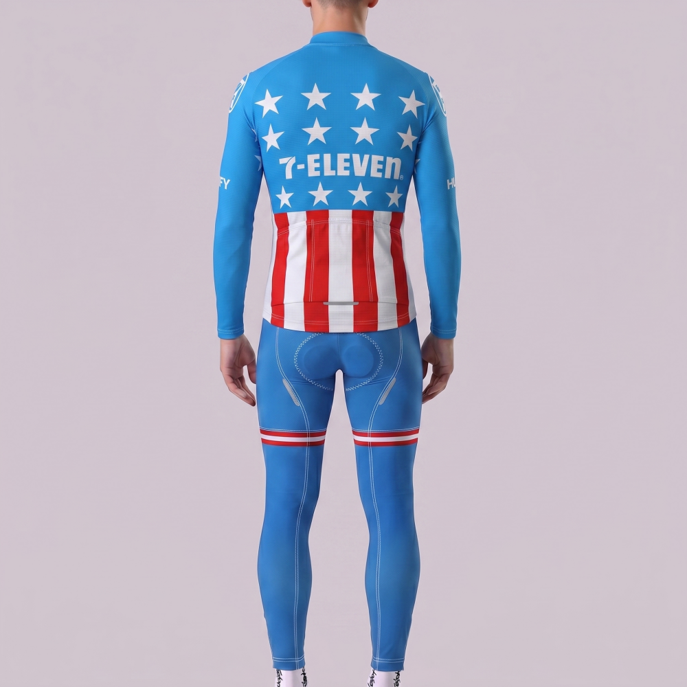 1987 7-Eleven Long Sleeves Cycling Kits