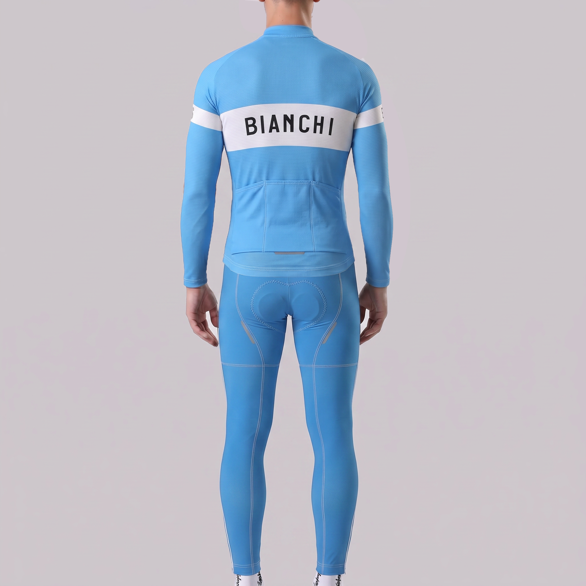UCI BOOS Bianchi Long Sleeves Cycling Kits