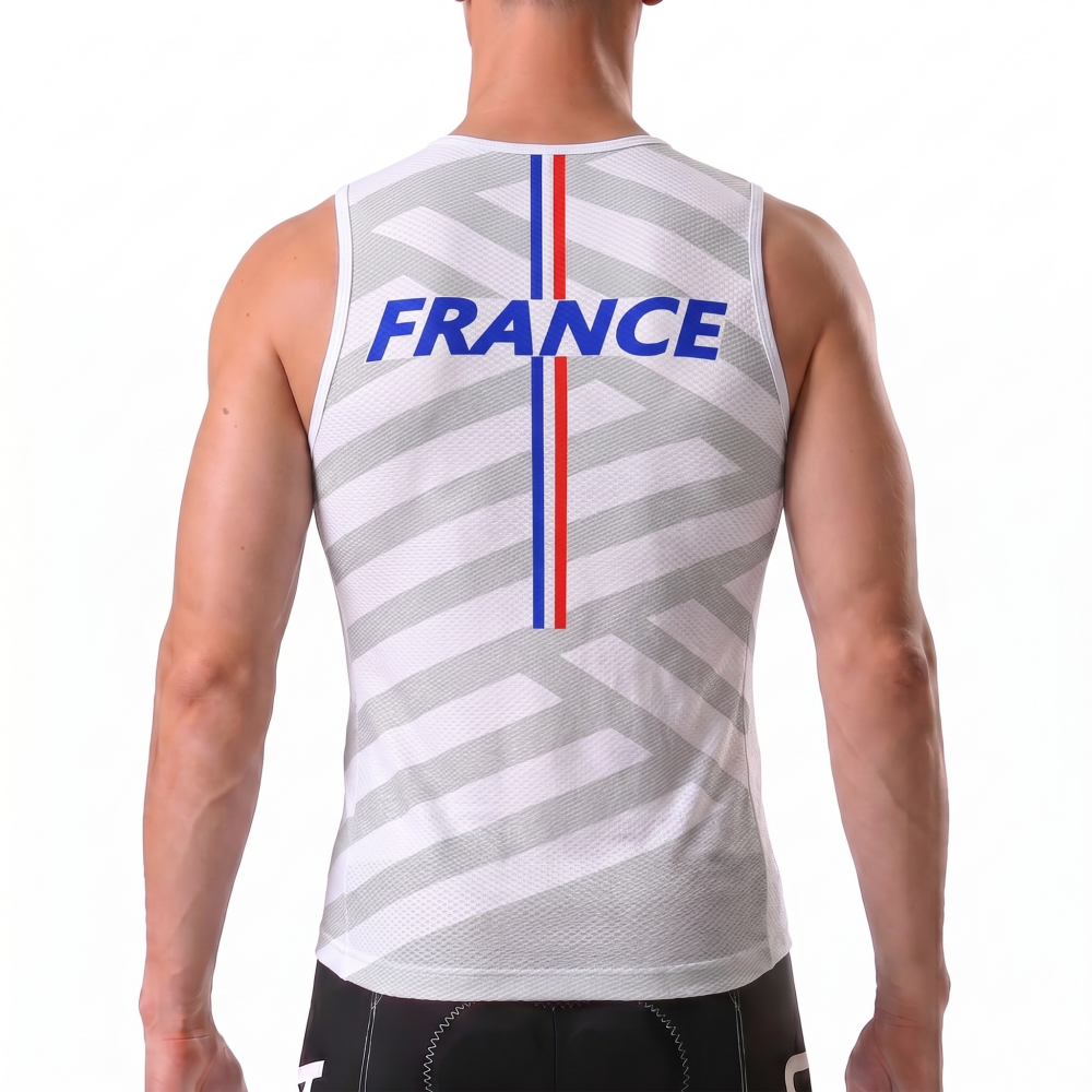 France Stripes Cycling Vests
