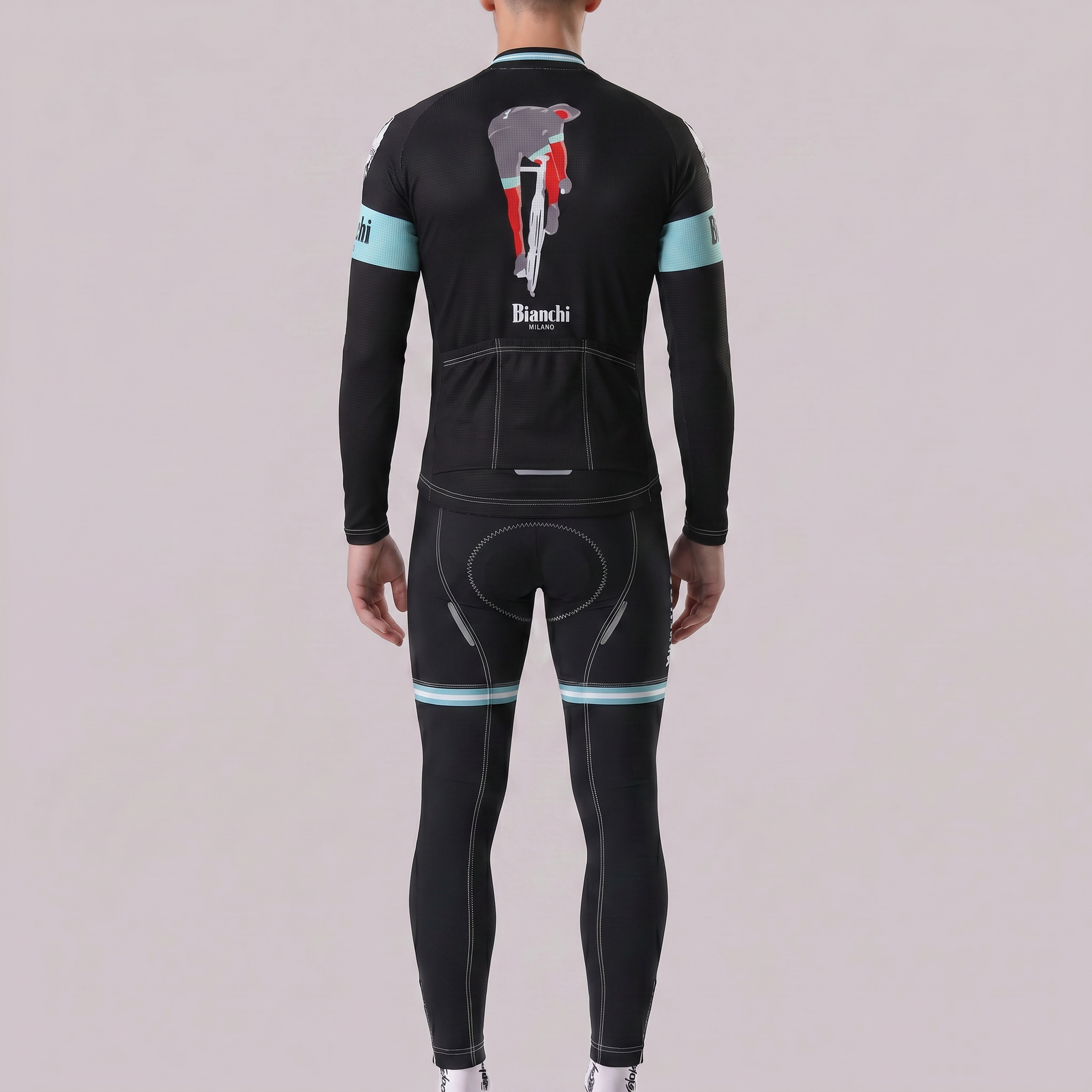 Rider Bianchi Long Sleeves Cycling Kits