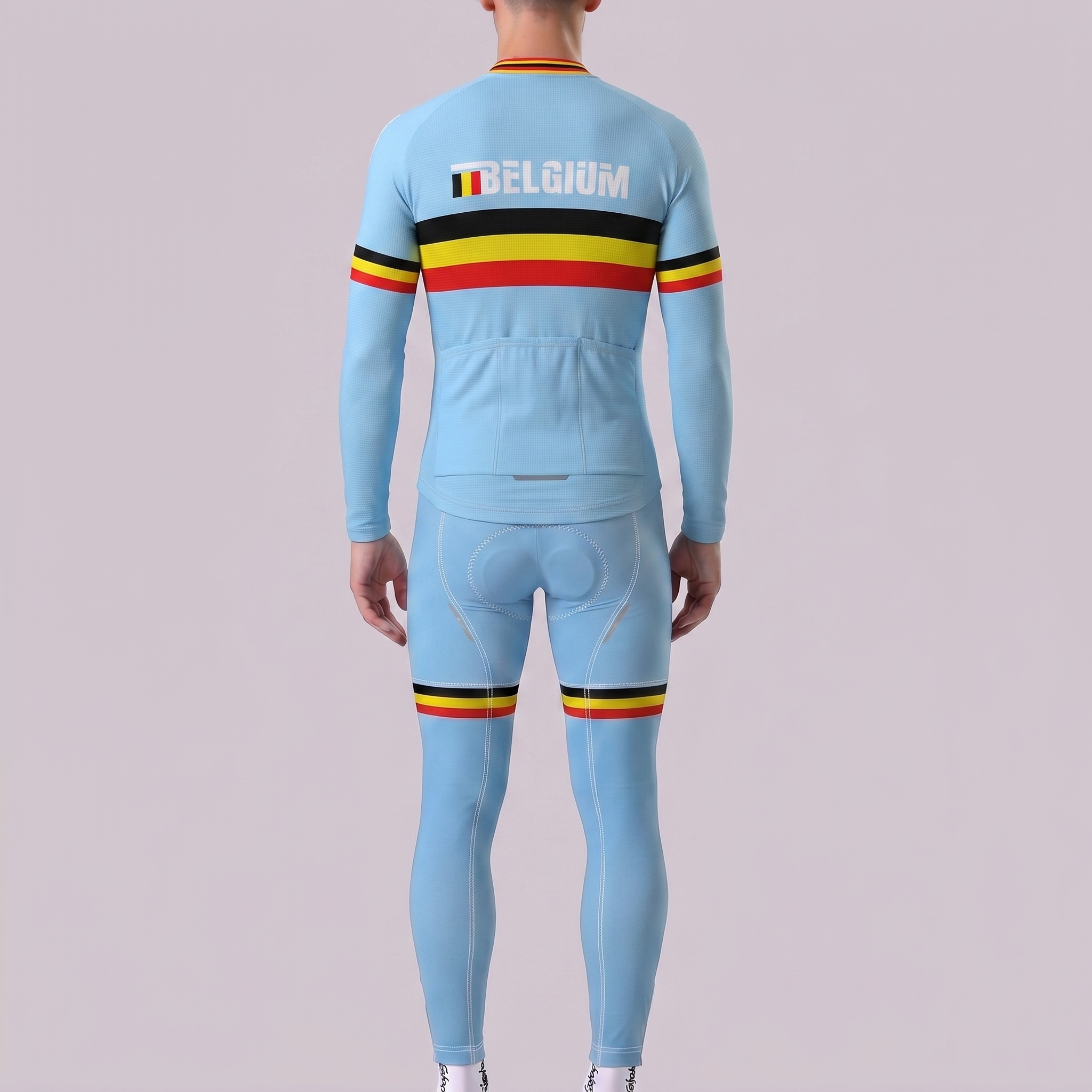 2016 Belgium Long Sleeves Cycling Kits