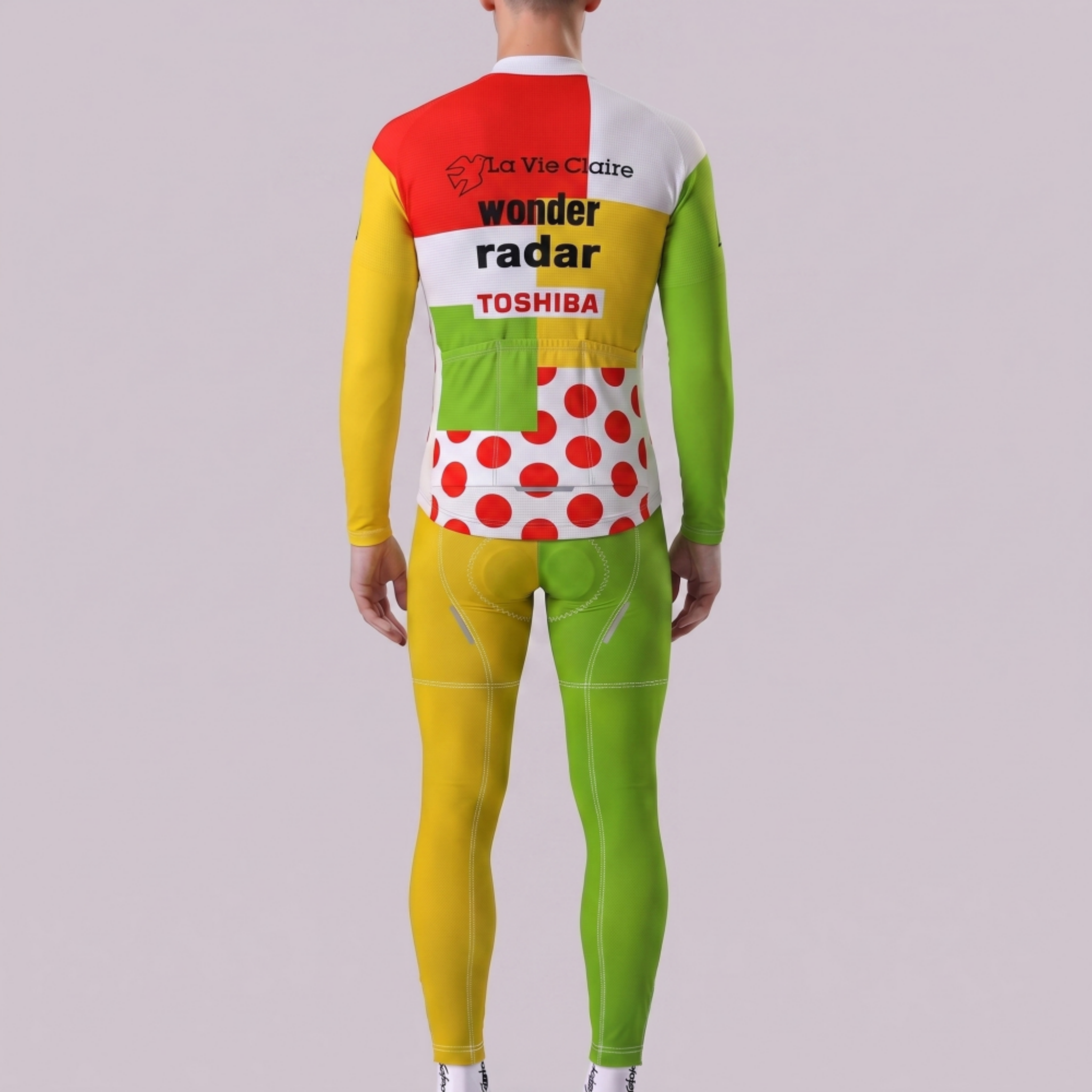 1987 La Vie Claire Long Sleeves Cycling Kits