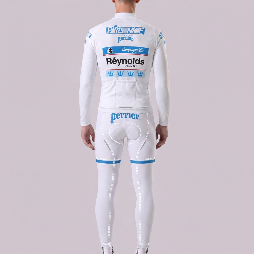 1989 Reynolds Perrier Long Sleeves Cycling Kits