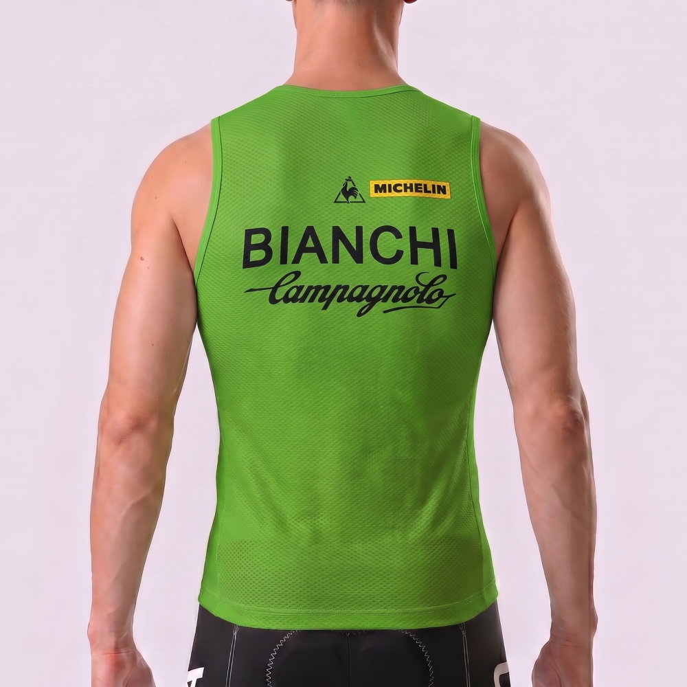 Green Bianchi Cycling Vests