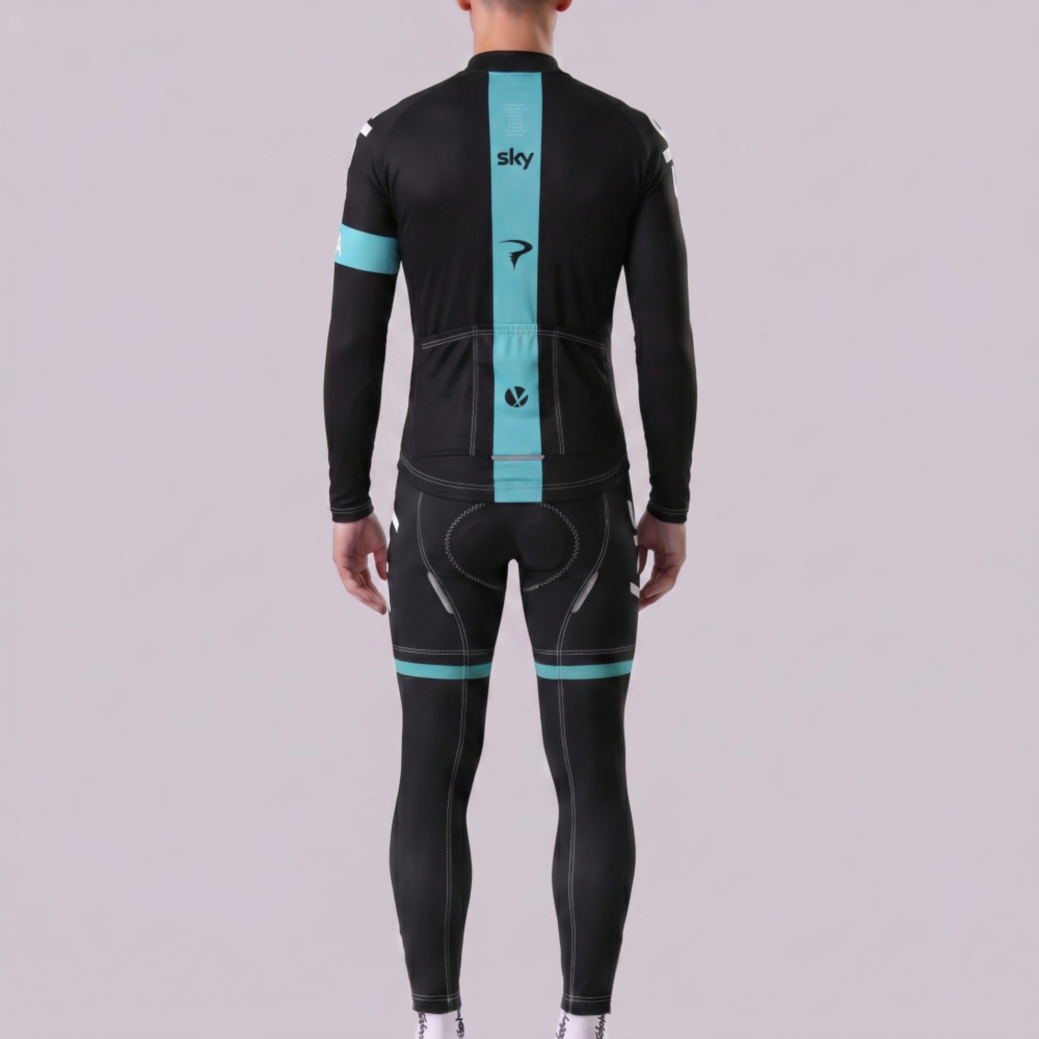 2016 Sky Fleece Long Sleeves Cycling Kits