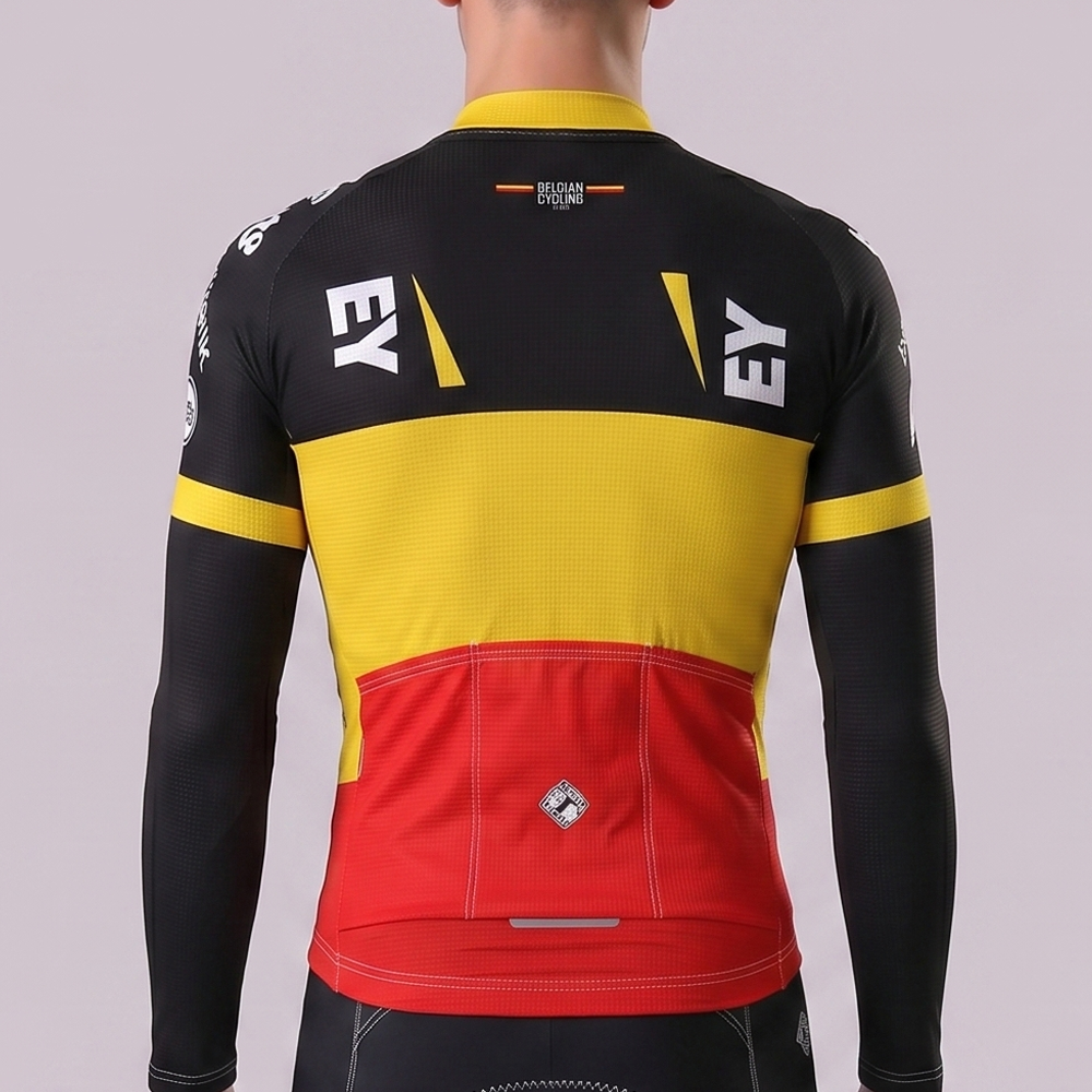 Belgium Tomgtr7 Fleece Long Cycling Jersey