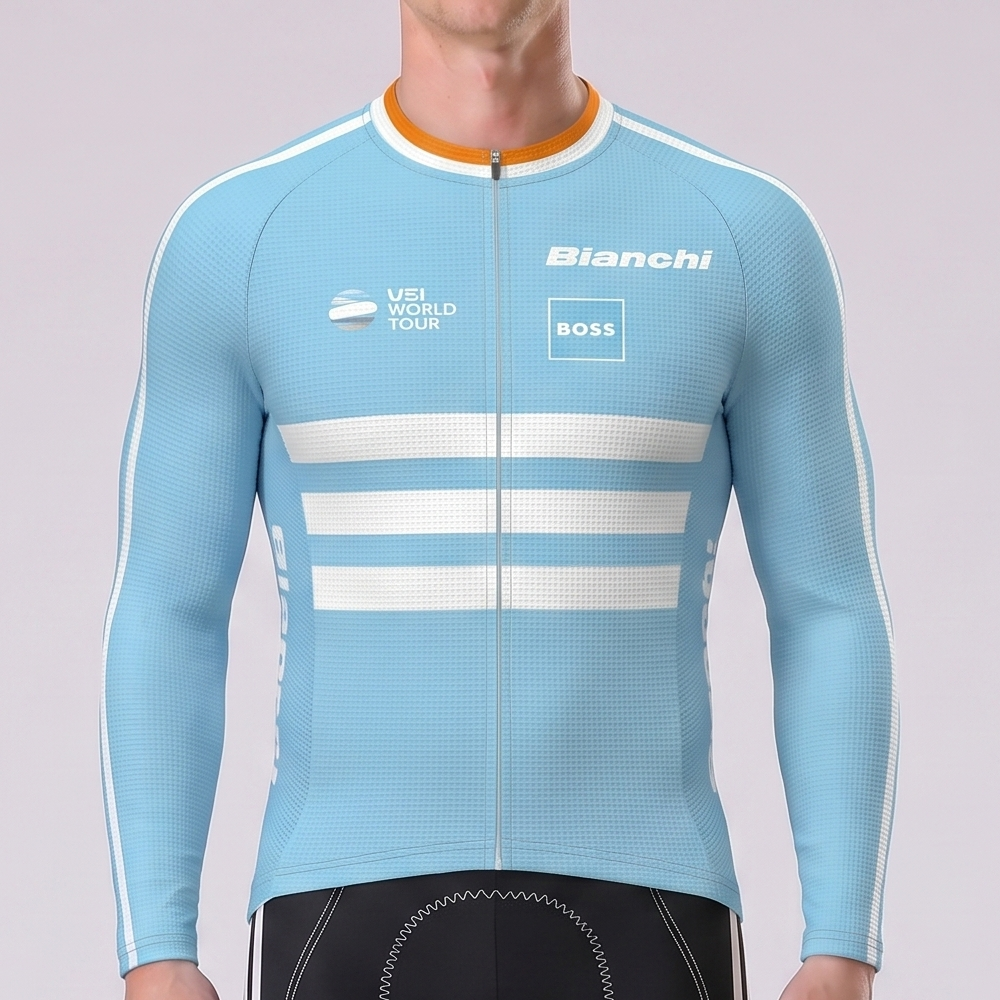 BOSS Bianchi Long Sleeves Cycling Jersey