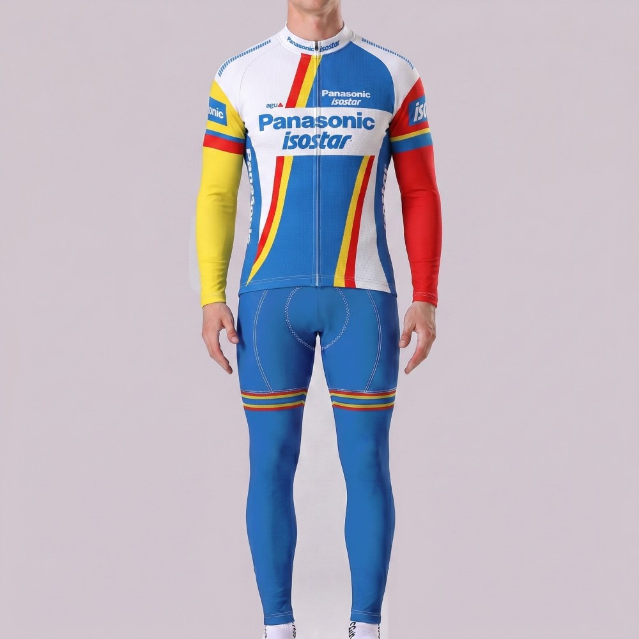1990 Panasonic Isostar Long Sleeves Cycling Kits